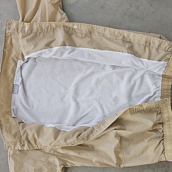 Vintage windbreaker jacket tan medium - Picture 7 of 9
